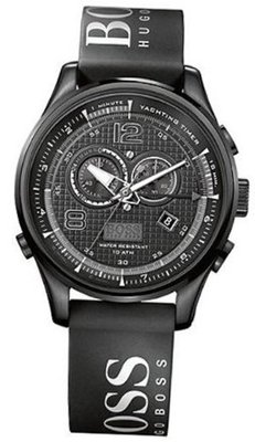 Hugo Boss 1512832 Chronograph Black Logo Rubber