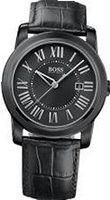 Hugo Boss Black Dial Black Leather 1512715