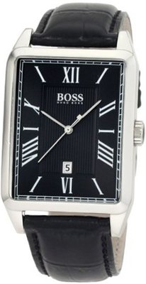 Hugo Boss Rectangular Black