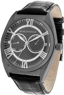 Hurlingham Barclay H-70352-D with Black Leather Band