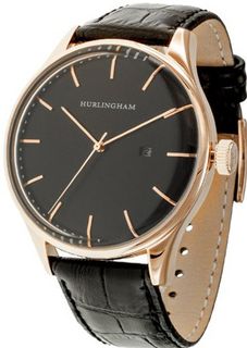 Hurlingham Ellwood H-70450-E with Black Leather Band