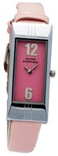 Hush Puppies HP.3098L.2512 Pink Rectangle Analog Patent Leather