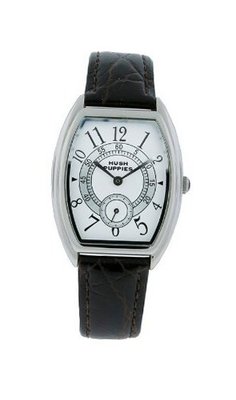 Hush Puppies HP.3440M.2506 Analog Tonneau Dark Brown Leather Band