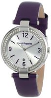 Hush Puppies HP.3672L.2513 Orbz Round Stainless Steel Purple Genuine Leather Date