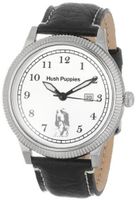 Hush Puppies HP.3676M.2522 1958 Round Stainless Steel Black Genuine Leather Date