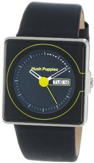 Hush Puppies HP.3683L.2502 Freestyle Stainless Steel Square Leather Day Date