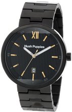 Hush Puppies HP.3695M.1507 Orbz Black Ion-Plated Coated Stainless Steel Case Bracelet
