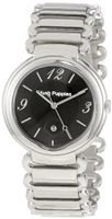 Hush Puppies HP.3696L.1502 Orbz Round Stainless Steel Black Dial Date