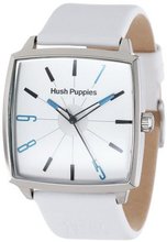 Hush Puppies HP.3761M.2501 1958 Stainless Steel Rectangular Genuine Leather
