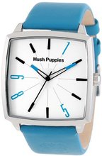 Hush Puppies HP.3761M.2503 1958 Stainless Steel Rectangular Genuine Leather