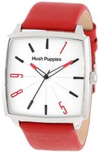 Hush Puppies HP.3761M.2509 1958 Stainless Steel Rectangular Genuine Leather