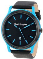 Hush Puppies HP.3799M.2503 Freestyle Black Ion-Plated Coated Stainless Steel Case Blue Aluminum Frame