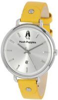 Hush Puppies HP.3802L.2510 Signature Stainless Steel Yellow Genuine Leather Date
