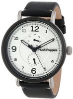 Hush Puppies HP.7126M.2501 Signature Black Ion-Plated Coated Stainless Steel Bezel Day Date