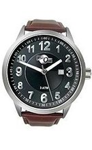 HydrOlix Three-Hand Brown Leather/Black Dial #XA00217