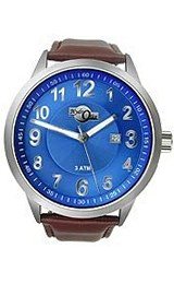 HydrOlix Three-Hand Brown Leather/Blue Dial #XA00218