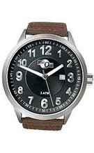 HydrOlix Three-Hand Brown Web Fabric/Black Dial #XA00212