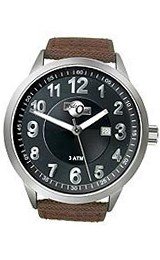 HydrOlix Three-Hand Brown Web Fabric/Black Dial #XA00212