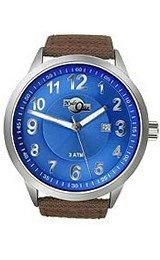 HydrOlix Three-Hand Brown Web Fabric/Blue Dial #XA00213