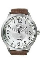 HydrOlix Three-Hand Brown Web Fabric/Silver Dial #XA00211