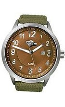 HydrOlix Three-Hand Green Web Fabric/Brown Dial #XA00210