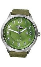 HydrOlix Three-Hand Green Web Fabric/Green Dial #XA00209