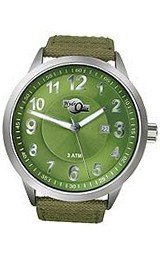 HydrOlix Three-Hand Green Web Fabric/Green Dial #XA00209