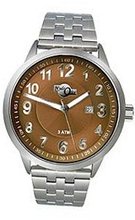 HydrOlix Three-Hand Stainless Steel/Brown Dial #XA00205