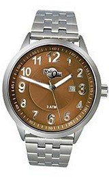 HydrOlix Three-Hand Stainless Steel/Brown Dial #XA00205