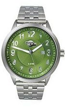 HydrOlix Three-Hand Stainless Steel/Green Dial #XA00204