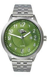HydrOlix Three-Hand Stainless Steel/Green Dial #XA00204