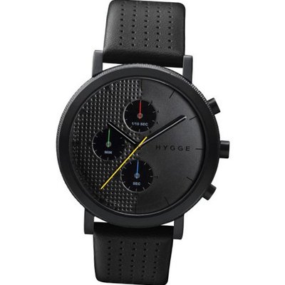 HYGGE - 2204 Series - Leather - Black/Black