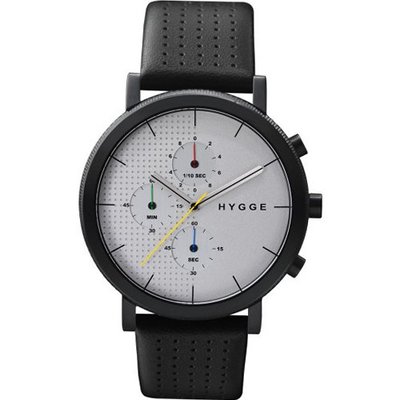 HYGGE - 2204 Series - Leather - Black/Silver