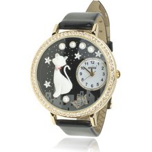 iB-iP Cat & Diamond Dress Wrist