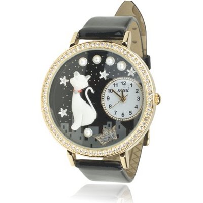 iB-iP Cat & Diamond Dress Wrist