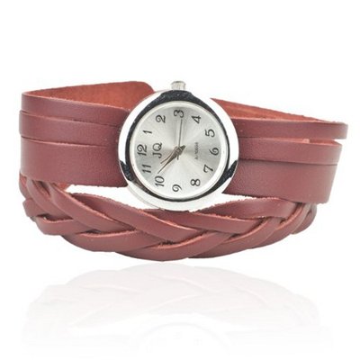 iB-iP Oxhide Braid Double Round Unisex-Adult Dress Wrist