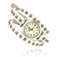 iB-iP Three Circles Square Rivet Unisex-Adult Dress Wrist