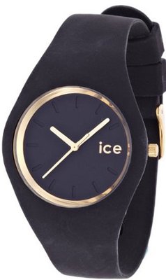 Ice- ICE.GL.BK.U.S.13 Ladies Ice-Glam Black Silicon Strap