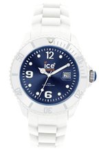 Ice SIWBBS10 Ice-White Dark Blue Dial with White Bracelet