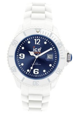 Ice SIWBBS10 Ice-White Dark Blue Dial with White Bracelet