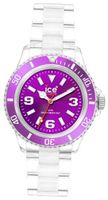 Ice- Unisex CL.PE.U.P.09 Classic Collection Purple Dial Clear Plastic