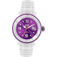Ice- SI.WV.S.S.10 Unisex Small Violet Dial White Silicon Strap