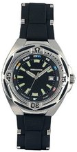 Immersion IM6965 Gents Quartz Analogue Black Dial Black Plastic Strap