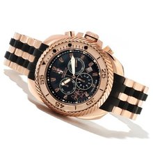 Imperious Gearhead "Signed" Swiss Quartz Chronograph Mother-of-Pearl Dial Bracelet IMP1070