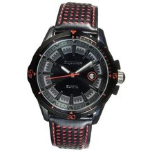 Impulse Quartz Round Spotted Band Black/Black/Red IM8540LLR