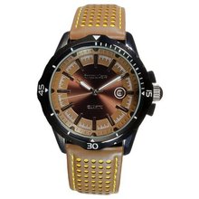 Impulse Quartz Round Spotted Band Black/Gold IM8540LG