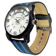 Impulse Quartz Round Striped Band IM8542SLW