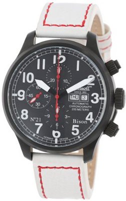 Ingersoll IN1615WBK Automatic Bison No. 21 White Chronograph