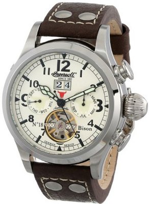 Ingersoll IN4506WHGR Bison Number 18 Automatic White Dial