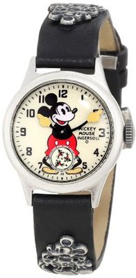 Ingersoll Unisex IND 25833 Ingersoll Mickey Mouse 30's Collection Strap Mechanical